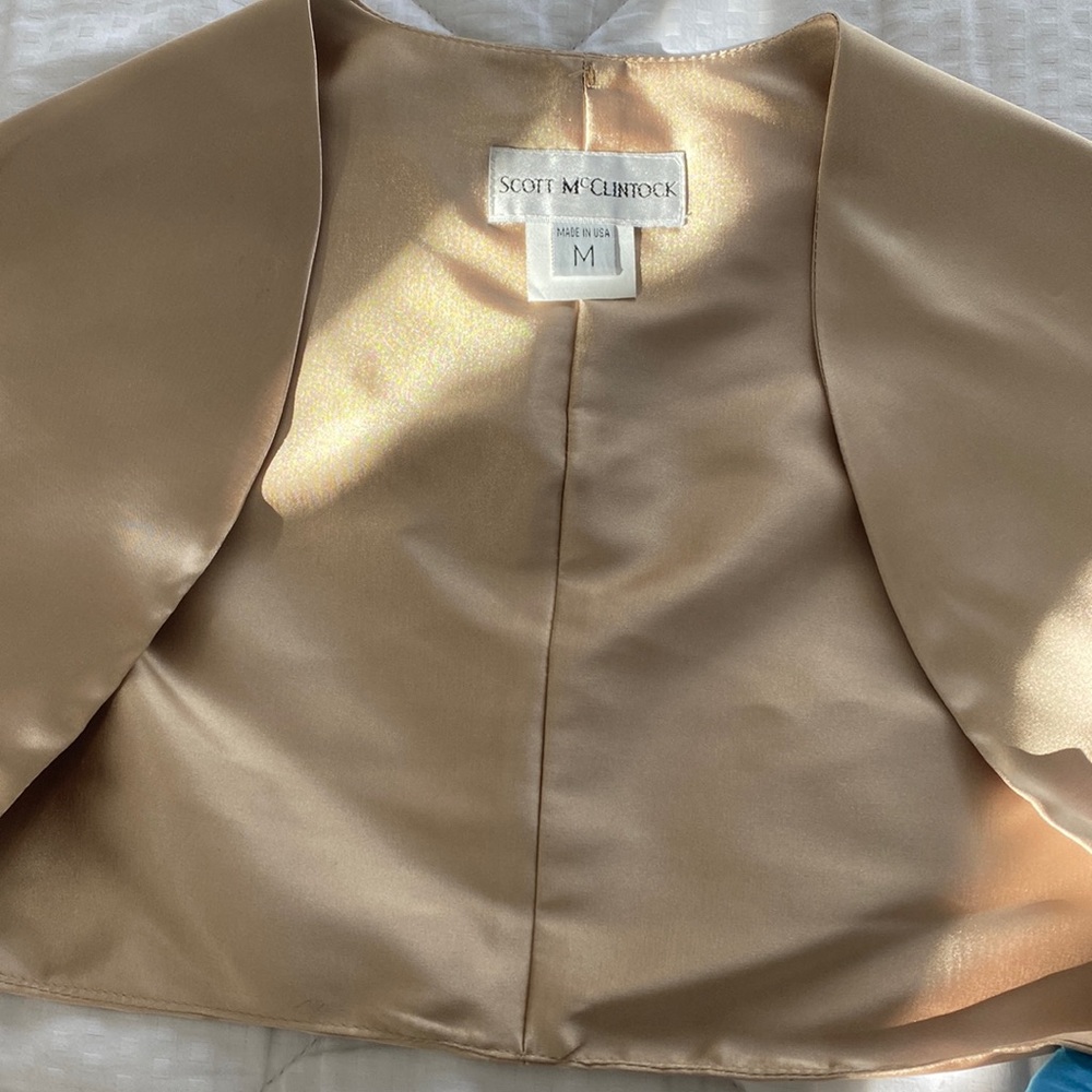 JESSICA MCCLINTOCK Golden Girl Gown with Jacket